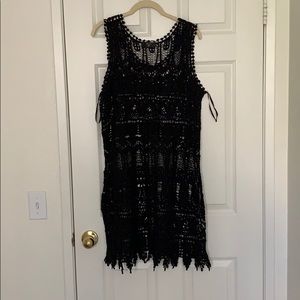 Black crochet dress from ASOS